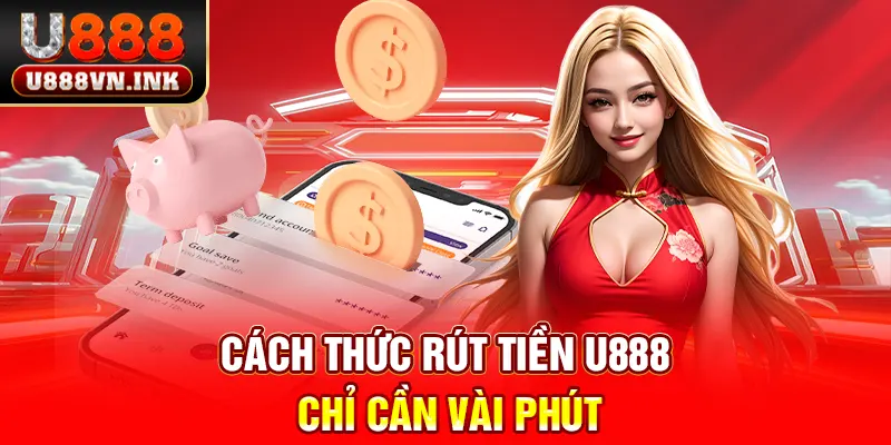 Cách thức rút tiền U888 chỉ cần vài phút