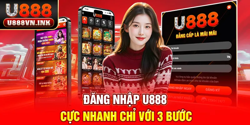 Đăng Nhập U888 Để Khám Phá Kho Cá Cược Cực Kỳ Hấp Dẫn Đăng nhập u888 cực nhanh chỉ với 3 bước